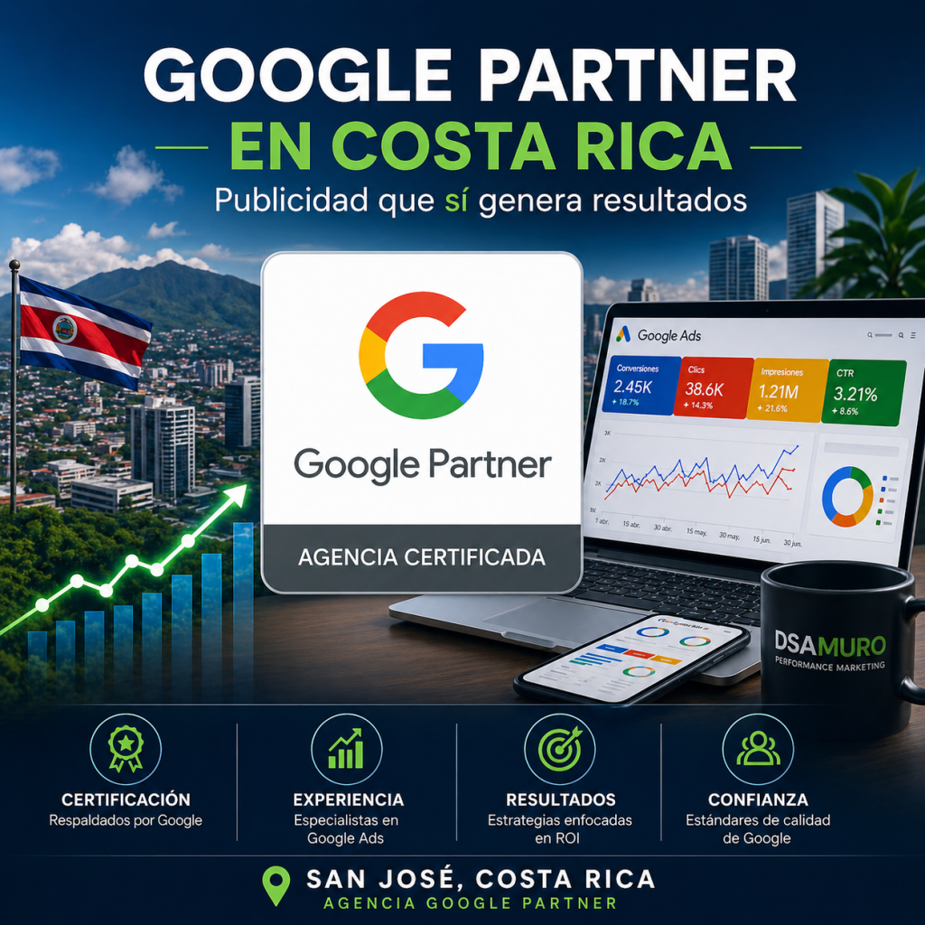 Agencia DSamuro acreditada como Google Partner