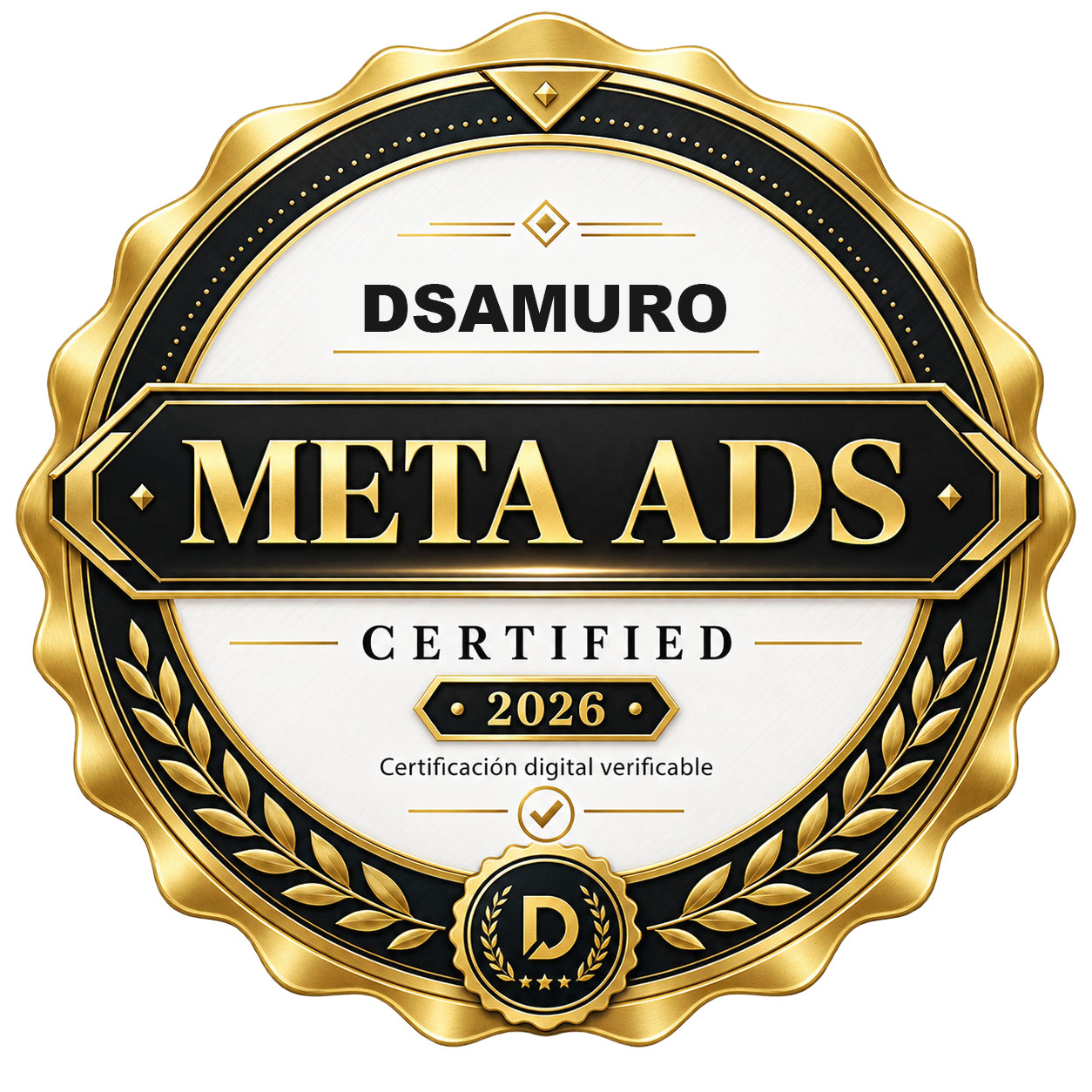 Verificá certificados digitales emitidos por DSamuro, consultá la validez de cada credencial y accedé a la información oficial del curso y participante